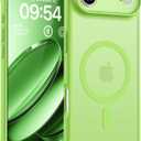 TOCOL for iPhone Air Case, Compatible with Magsafe Charger, Full Camera Protection, Drop Protection, Translucent Matte Phone Case for iPhone 17 Air 6.5 inch (Light Green)