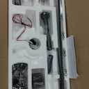 65 Inch Ceiling Fan No Light with Remote, Black Large Ceiling Fan Without Light with Quiet Reversible DC Motor, 6-Speeds, 8 Blades, Indoor/Outdoor Modern Ceiling Fans for Patios, Living Room, Garage