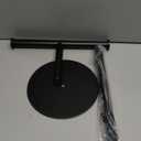 niffgaff T Bar Purse Display Stand Tabletop: Adjustable Height Handbag Holder, Countertop Hanging Rack for Long Necklace Scarf Lanyard, Black