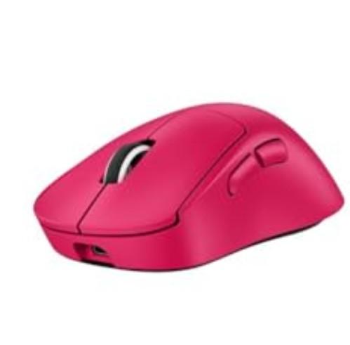 Logitech G Pro X Superlight 2 DEX Lightspeed Wireless Gaming Mouse + Powerplay 2 Wireless Charging Mouse Pad Bundle - Magenta