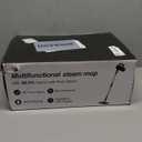 11-in-1 Steam Mop - Detachable Handheld Steam Cleaner with 380mL Tank, 260 Floor Steamer for Hardwood, Tile, Grout, Windows, Bath & Kitchen - 3-Level Steam Control, Multi-Purpose Floor Steam Cleaner (Black)