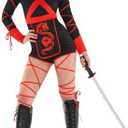 Morph Ninja Women's Costume - Adult Ninja Womens Costume for Halloween, Medium