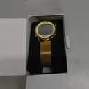 Women's Step Counter Pedometer Watch with Stainless Steel Bracelet, Stylish Design, No App, No Charging Needed for Step, Calorie, Distance, Alarm, Countdown Timer，TU-2401