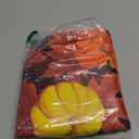 Fall Rectangle Tablecloth, Watercolor Leaves and Pumpkins on Brown Kitchen Decorative Washable Table Cloth, Tablecloths for Dining Room Picnic Party, 60x84 Inch