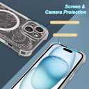 for iPhone 14 Case Clear Magnetic, Compatible with MagSafe, Ocean Marine Animals Pattern, Slim Shockproof Camera Lens Protection Phone Case for Women Men 6.1" - Pink