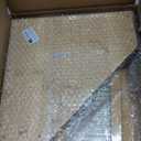 Aycarzcy Bamboo Corner Bread Box for Kitchen Countertop -16.5" H Natural Wood Bread Storage with Glass Door, Perfect for Homemade Bread & Pastries(Natural)