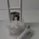 Adjustable Bathtub Safety Rail with Showers Suction Handle,YuanDe 17x6 Inch Stainless Steel Tub Handle Grab Bar, Heavy Duty Bath Handles Clamp for Elderly Seniors Injury Disabled (300 LBS), White