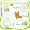 6 Sets Bottle Chug Baby Shower Games Juegos Para Plastic Baby Bottles Bibs Disposable Diapers Gender Reveal Games Baby Changing Diaper Race Game Decoration (Green)