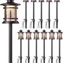 EDISHINE Low Voltage Pathway Lights, 3.4W 155LM 12V 3000K Outdoor Pathway Lights Wired, Waterproof Landscape Path Lights, 50,000H LED for Yard, Garden, Driveway, 12 Pack