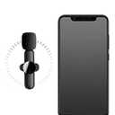 Microphone Wirelessbluetooth Mini Live Streaming Wireless Lavalier Microphone - Noise Reduction, Compatible with Multiple Devices (K1Apple Interface)