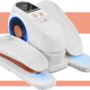 2025 New Under Desk Elliptical Machine, Electric Exerciser Pro with 16 Adjustable Speed, Quiet and Fully Assembled with Remote Control & Non-Slip Foot Straps