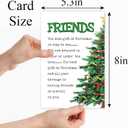 2 x Funny Christmas Card for Friend, Merry Christmas Card for Men Women, Funny Xmas Cards Gift (#33)