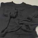 Mafulus Women's Oversized Crewneck Sweater Batwing Puff Long Sleeve Cable Slouchy Pullover Jumper Tops M