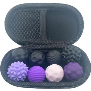 Fidget Toys for Adults and Kids- 8 Pack Magnetic Balls Sensory Toys for Anxiety ADHD Autism Relief - Silent Stress Balls with Case - Desk Toys for Focus (Black N Purple) Fidget Toys for Adults and Kids- 8 Pack Magnetic Balls Sensory Toys for Anxiety ADHD Autism Relief - Silent Stress Balls with Case - Desk Toys for Focus (Black N Purple)