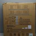 Cumbor 29.7-46" Baby Gate for Stairs, Toddler Safety Essentials for The House, Auto Close Dog Gate for Doorways, Mom's Choice Awards Winner-Easy Install Pressure Mounted Pet Gates for Dogs, White