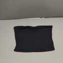 QINSEN Tube Tops for Women Summer Going Out Strapless Tank Tops Double Lined Basic Bandeau Tops Army Black, XL