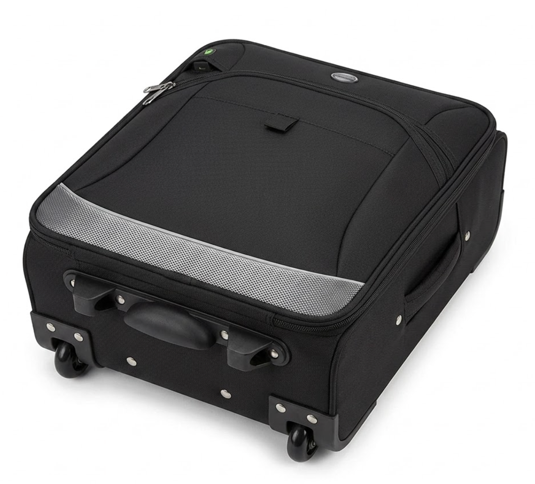 Swissdigital BASEL Underseat Luggage for Laptops up to - Black (8/14/14)