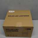 KOOPER 4 Pack Solar Lantern Outdoor Lights, Upgraded Flickering Flame Solar Lanterns Lights Outdoor Waterproof, Hanging Lantern Decorative, Solar Powered Lanterns for Yard Patio Path Tree Garden Decor