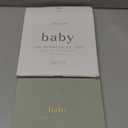 Keepsake Baby Memory Book for Boys and Girls Timeless First 5 Year Baby Book Neutral Journal Scrapbook or Photo Album - Record a Milestone for Every Event from Birth to Age 5, Sage Green