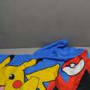 Northwest Pokemon Pikachu Bounce and Bolt Hooded Small Kids Beach Towel (1-4 Years Old) Super Soft, Absorbent, 21" x 51"