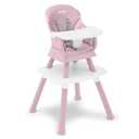 Jeep Milestone 6-in-1 Convertible High Chair by Delta Children, Light Pink