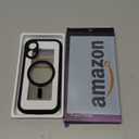 BERFY for iPhone 17 Case, Compatible with MagSafe, Built-in Privacy Screen Protector and Camera Protection, Anti-Spy Full Body Shockproof Clear Phone Case for 17 6.3", Black