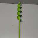 3x24-Inch Garden Auger Drill Bit for Planting and Post Hole Digging - Upgraded Spiral Design, Solid Shaft - Hex Driver Drill Compatible (Green)