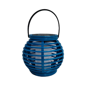 Everyday Living Solar Lantern - Aqua 5.9 in