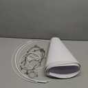 White Lamp Shades Set of 2, Empire Large Lamp Shades for Table Lamps Floor Lamps, 6" Top x 16" Bottom x 10.8" High, Natural Linen Lampshades Replacement, Spider, Harp Holders Included, Easy Assembly