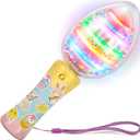 Magic Ball Wand for Kids 7.5" - Custom Egg-Shaped Top Light Up Magic Ball Toy Wand with Batteries Included - Flashing LED Spring Summer Toy Wands for Boys & Girls, Fun Gift or Birthday Party Favor
