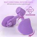 Thigh Exerciser with 3 Levels Resistance Adjustable,Thigh Workout Equipment,Kegel Exercise,Inner Thigh Exerciser,Thigh Slimmer,Thigh & Hip Strengtheners,Purple