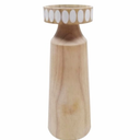 ND Design Wood Large Candle Holder - 10in