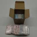 24 Packs Travel Size Tissue Pocket Slim Pack Facial 3 Ply Wallet Size Pocket Tissues for Travel Wedding Party Favors, 6 Styles(Colored Flowers)