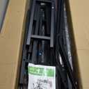 4 Bike Stand Rack with Storage  Bike Rack Floor Stand- Garage Organizer - 2024 Upgrade Tube Diameter 19mm with 8 Sponge Columns - Indoor Bike Storage for Parking Road, Mountain, Hybrid or Kids Bikes (Black)