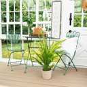 Nearly Natural 3ft UV Resistant Artificial Boston Fern Potted Plant Real Touch Leaves Indoor Outdoor
