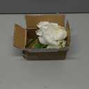 MARTINE MALL 2 Packs Peonies Artificial Flowers, White Artificial Peonies, Silk Peonies Flowers Fake Peonies Artificial Flowers Peonies Bouquet for Centerpiece Table Wedding Party Home Decor