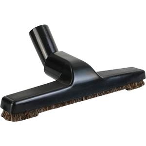 Upgraded Vacuum Floor Brush for Universal Vacuum Cleaners with 1  inch (1.25'') (32mm) Inner Diameter with Horse Hair Soft Bristles 10 Wide Black