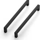 Ravinte 3 Pack 8-4/5 Inch Kitchen Square Cabinet Handles Matte Black Cabinet Pulls Black Drawer Pulls Kitchen Cabinet Hardware Kitchen Handles