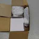 Crystal Dummy Door Knob Interior, Glass Dummy Door Knob for Closet Bifold Doors, 2 Pack, Oil Rubbed Bronze