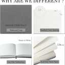 Y&I Bullet Dotted Journal Kit, A5 Hardcover Dotted Journal Notebook with 200 Pages, 120GSM Thick Paper, Stencils Stickers Pens Washi Tapes, Dotted Journaling Kit for Beginners Women Teen Girls (Gray)