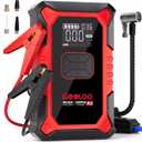 GOOLOO A3 Jump Starter with Air Compressor, 3000A Portable Car Battery Booster (9.0 Gas/6.5L Diesel) with 150PSI Auto-Shutoff Tire Inflator, 12V Supersafe Lithium Jump Box Car Battery Jumper Starter