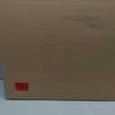 24" 3 Tier Linen Drum Fabric Modern Farmhouse Semi Flush Mount Light, White Fabric