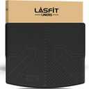 LASFIT Cargo Mat for Kia Seltos 2026 2025 2024 2023 2022 2021 | (Only Fit with Cargo Floor in the Lower Position) All Weather TPE Custom Fit Cargo Trunk Mat Accessories, Black