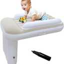Toddler Airplane Bed Travel Essentials Portable Kids Beds Airplane with Air Pump - Inflatable Baby Airplane Bed Fits Most Seats for Plane Car