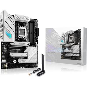 ASUS ROG Strix B650-A Gaming WiFi AMD B650 AM5 Ryzen Desktop 9000 8000 & 7000 ATX motherboard, 12 + 2 power stages, DDR5, 3x M.2 slot, PCIe 4.0, 2.5G LAN, WiFi 6E, USB 3.2 Gen 2x2 Type-C, Aura Sync