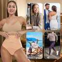 2 PCS Thong Shapewear with Tummy Control for Women, High Waisted Body Shaper Underwear Seamless Shapewear (XL)