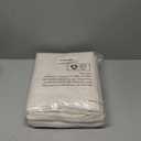 LAMIT Natural Ivory Semi Sheer Linen Curtains 84 inch Long, Cream White Light Filtering Living Room Panels Back Tab and Rod Pocket Neutral Drapes for Bedroom/Farmhouse, 2 Panels, 52 x 84 Inch