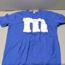 Letter M Halloween Costumes T-Shirt | Funny Cool Graphic Tee Idea | for Men (Royal Blue), M