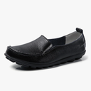 Sunporx Women's Driving Moccasins Loafers Comfortable Slip on Leather Casual Walking Shoes 44