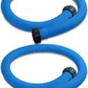 2 Pack 1.5 inch Diameter Pool Pump Replacement Hose for Above Ground Pools, 59 inch Long Pool Pump Hose Replacement Accessory for Filter Pumps Saltwater Systems